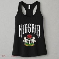 Love Nigeria With Nigerian Flag Inside A Circle Women's Tank Top thumb 3