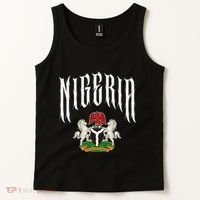 Love Nigeria With Nigerian Flag Inside A Circle Tank Top thumb 2