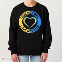 Love Not War For Ukrainian Supporters 5 Women's Sweatshirt thumb 0