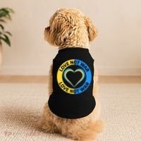 Love Not War For Ukrainian Supporters 5 Doggie Tank thumb 2