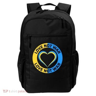 Love Not War For Ukrainian Supporters 5 Backpack