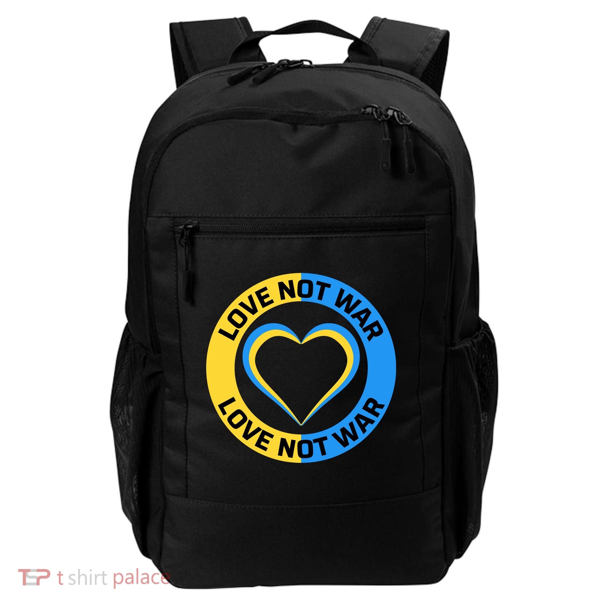 Love Not War For Ukrainian Supporters 5 Backpack