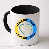 Love Not War For Ukrainian Supporters 5 Coffee Mug thumb 0