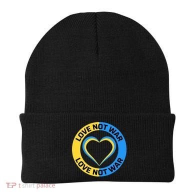 Love Not War For Ukrainian Supporters 5 Beanie