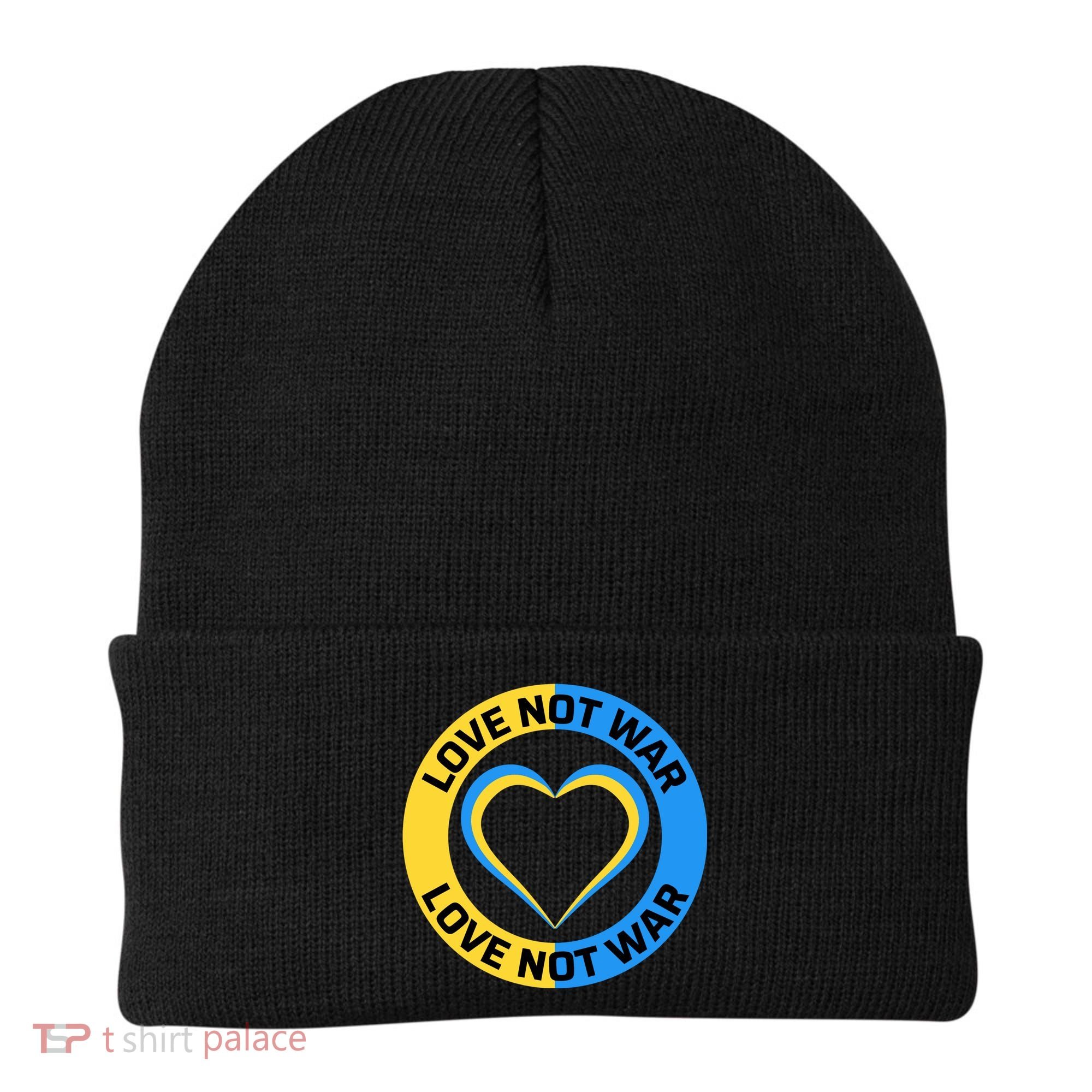 Love Not War For Ukrainian Supporters 5 Beanie