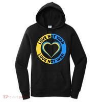 Love Not War For Ukrainian Supporters 5 Women's Hoodie thumb 0
