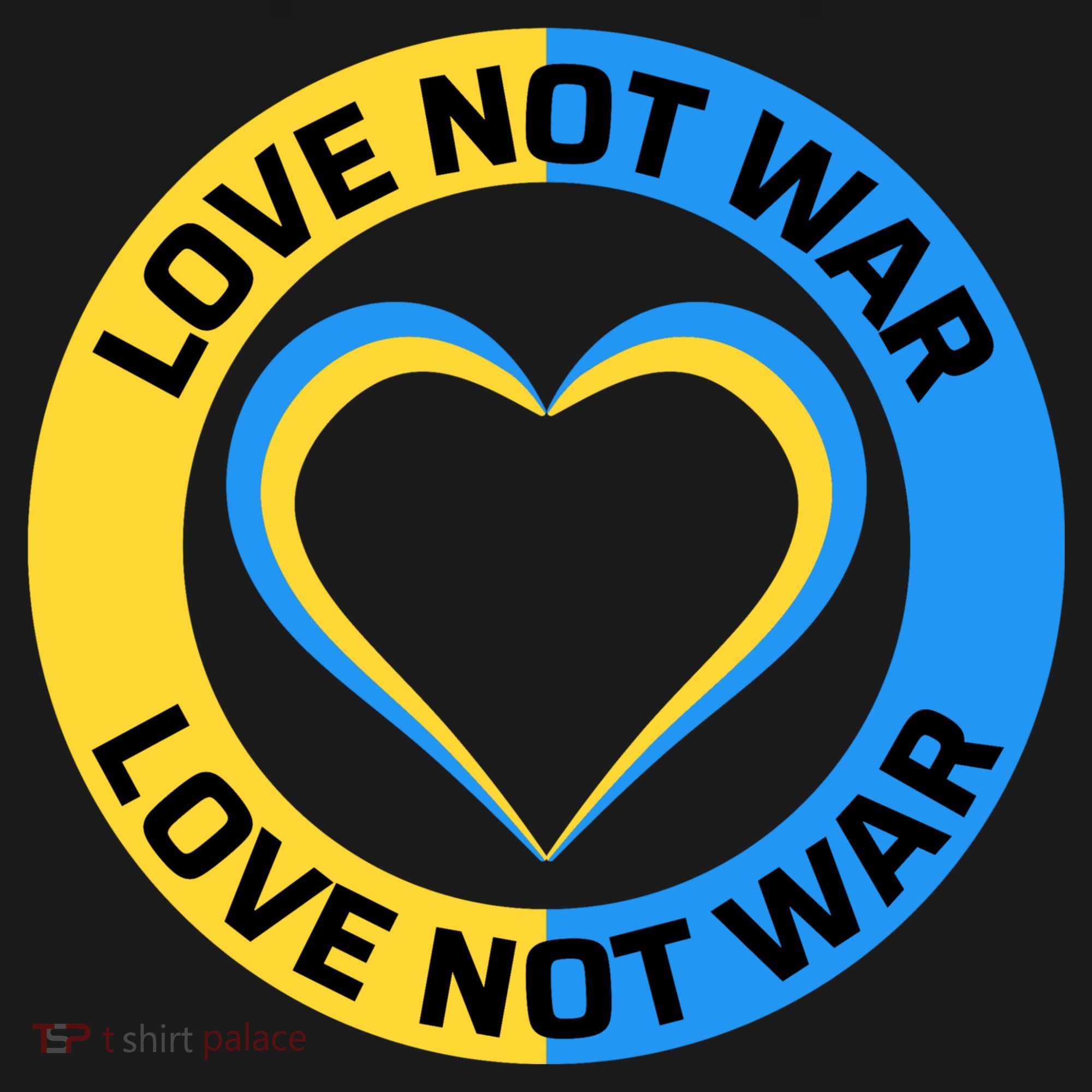 Love Not War For Ukrainian Supporters 5 Ornament