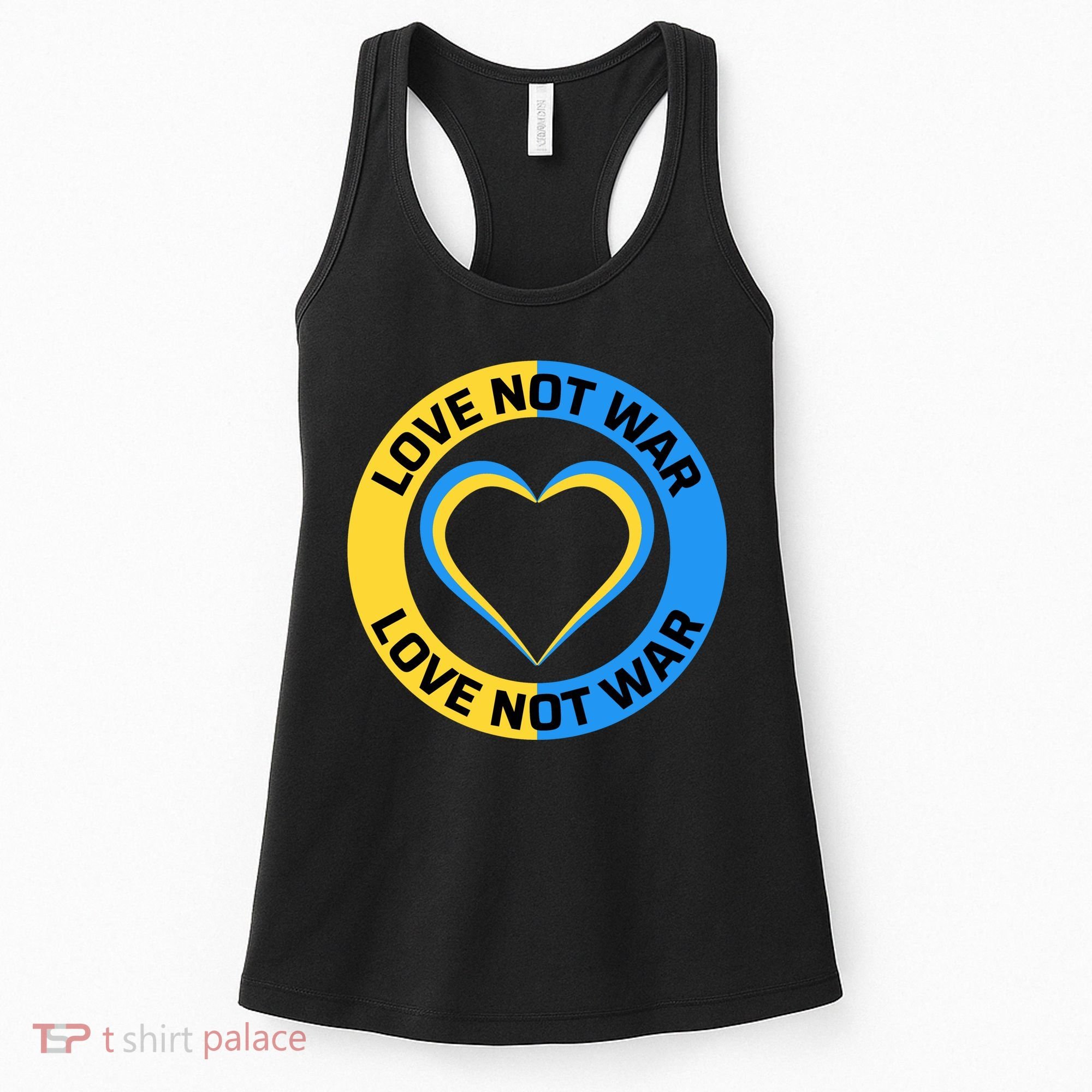 Love Not War For Ukrainian Supporters 5 Women's Tank Top