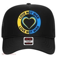 Love Not War For Ukrainian Supporters 5 Hat thumb 0