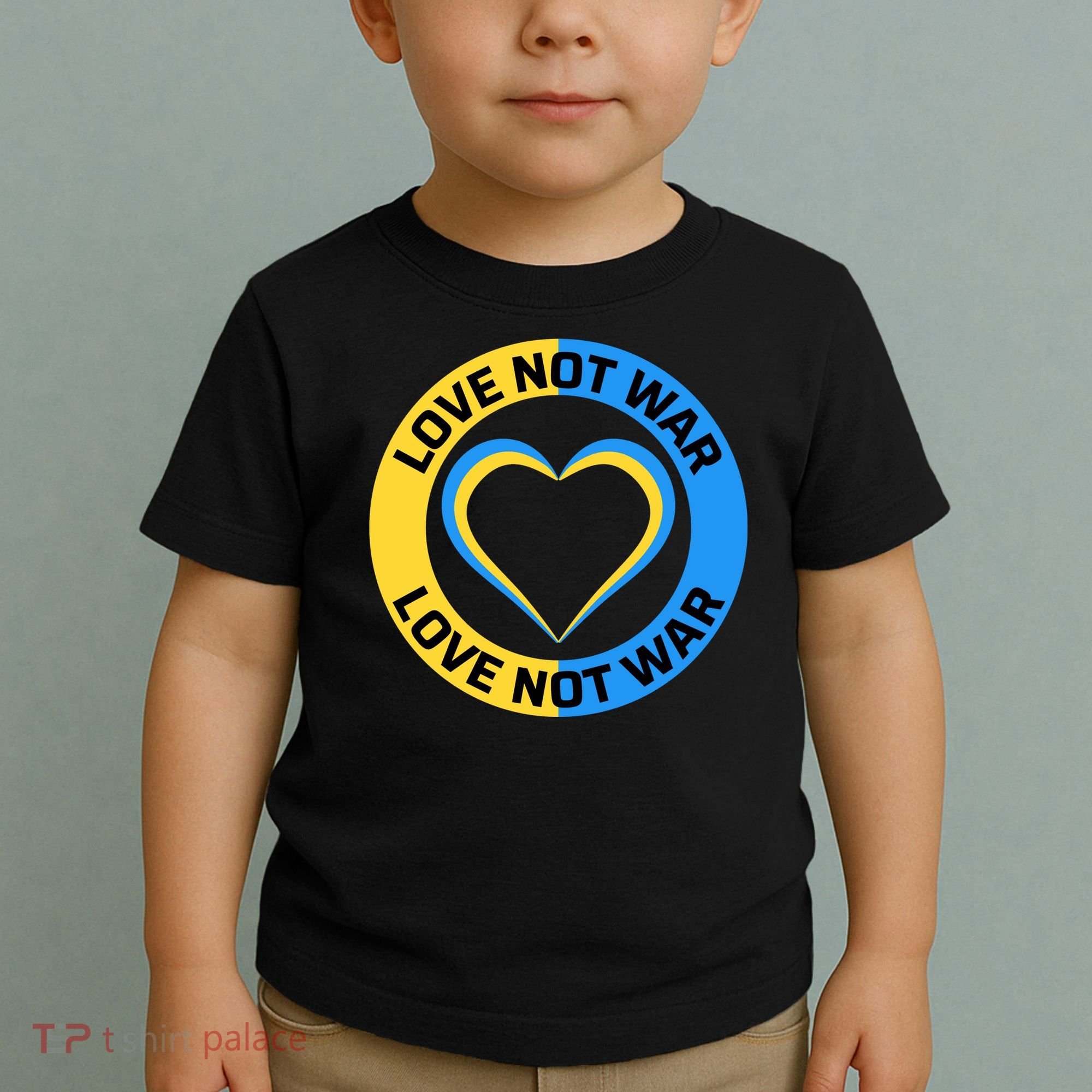 Love Not War For Ukrainian Supporters 5 Toddler T-Shirt
