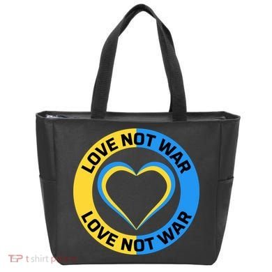 Love Not War For Ukrainian Supporters 5 Tote Bag