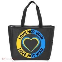 Love Not War For Ukrainian Supporters 5 Tote Bag thumb 0