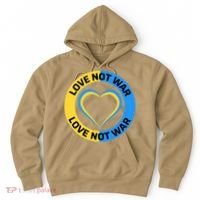 Love Not War For Ukrainian Supporters 5 Hoodie thumb 0