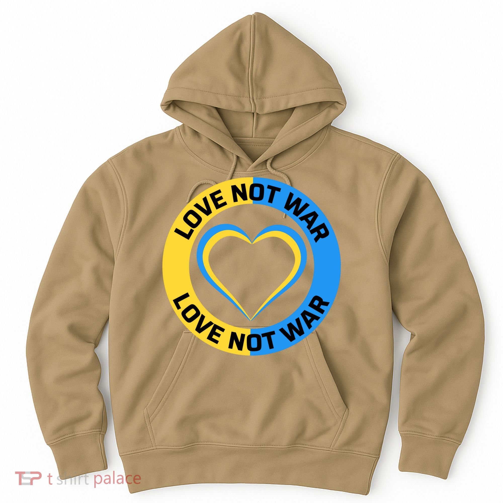 Love Not War For Ukrainian Supporters 5 Hoodie