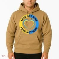 Love Not War For Ukrainian Supporters 5 Hoodie thumb 2