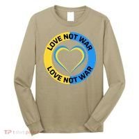 Love Not War For Ukrainian Supporters 5 Long Sleeve Shirt thumb 0