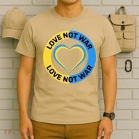 Love Not War For Ukrainian Supporters 5 T-Shirt thumb 6