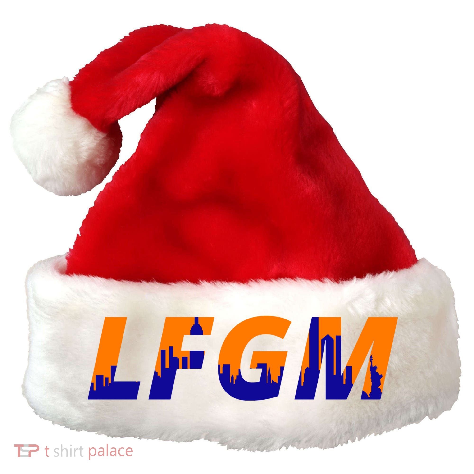 LFGM New York City Skyline Santa Hat