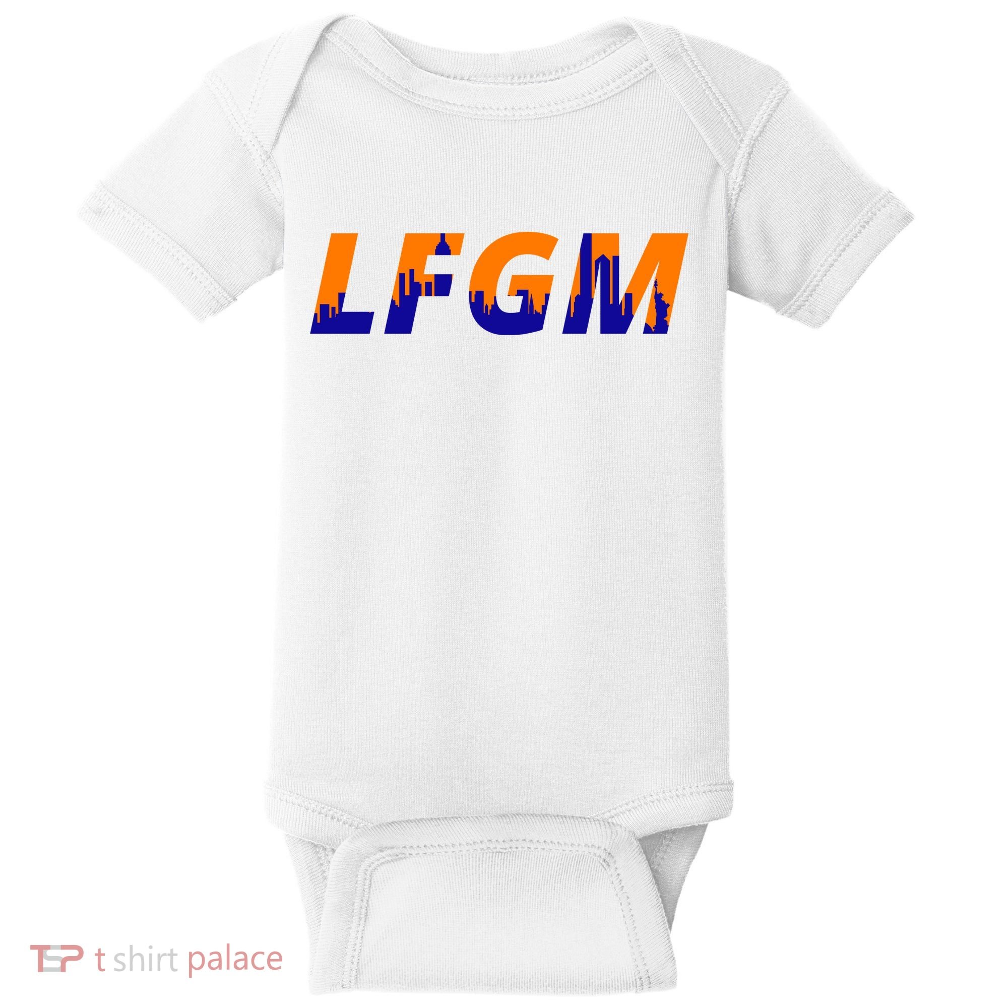 LFGM New York City Skyline Baby Bodysuit