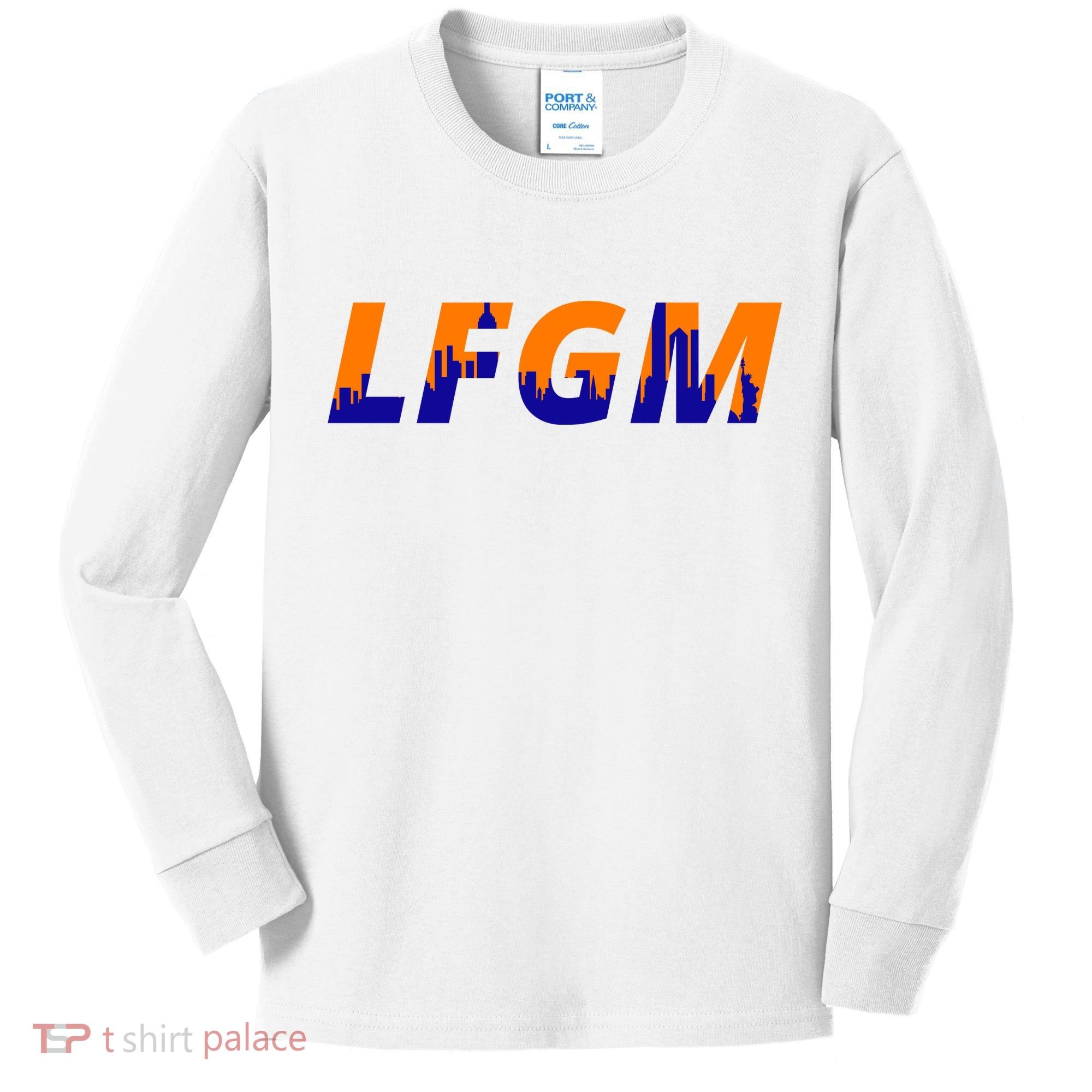 LFGM New York City Skyline Kids Long Sleeve Shirt