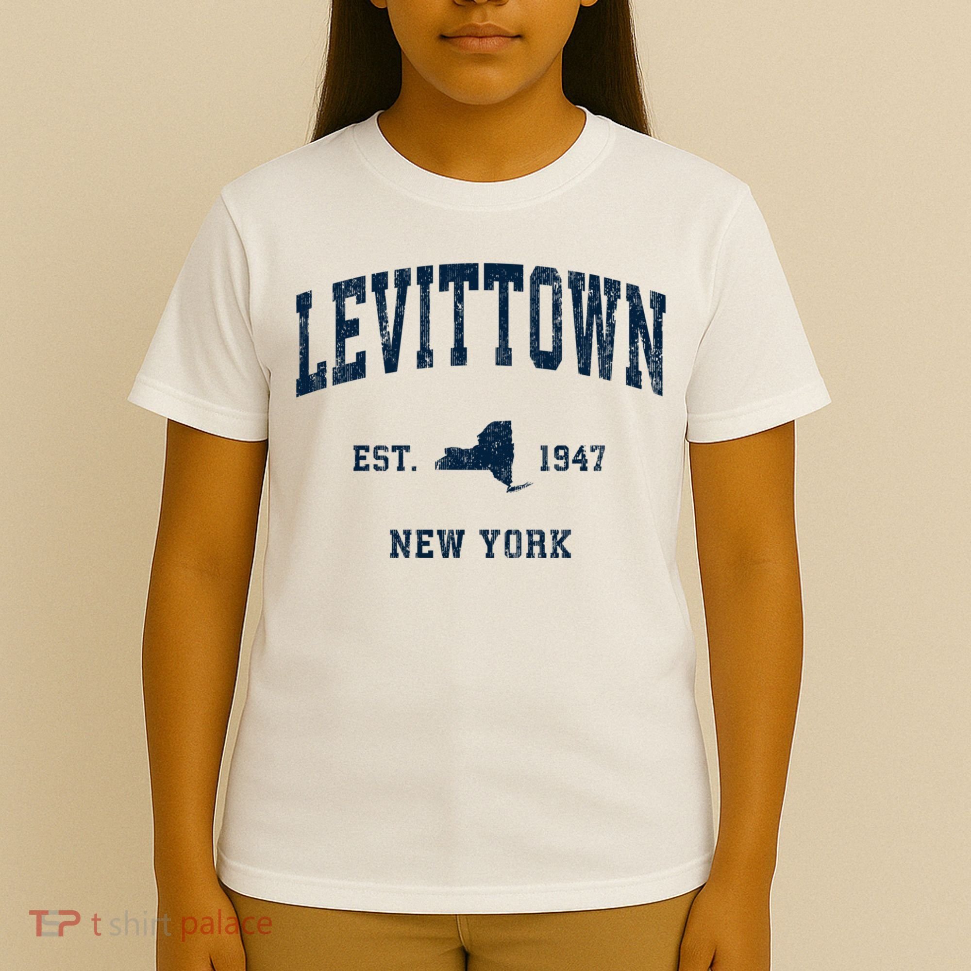 Levittown New York Ny Vintage Athletic T-Shirt