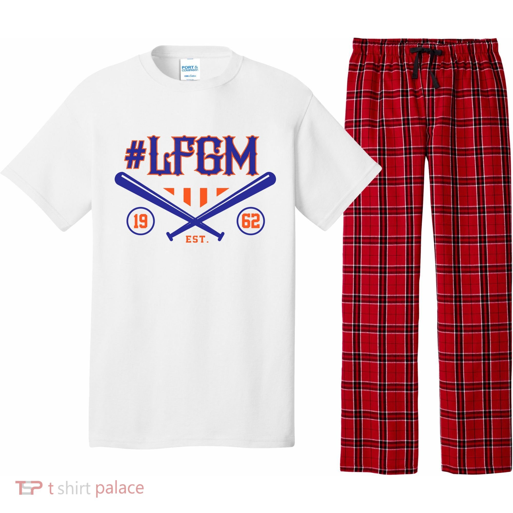LFGM New York Baseball Est 1962 Pajama Set