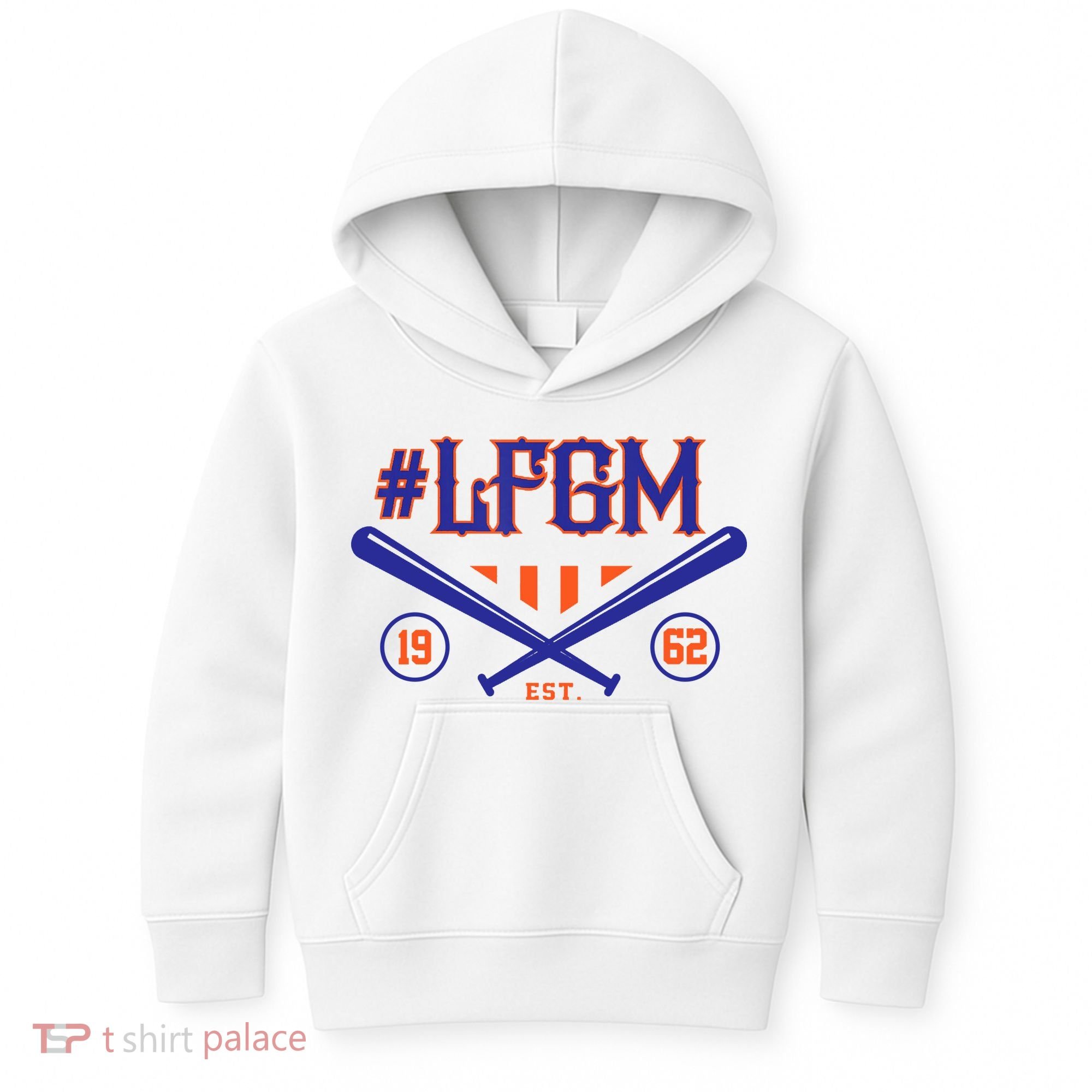 LFGM New York Baseball Est 1962 Kids Hoodie