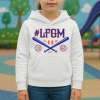 LFGM New York Baseball Est 1962 Kids Hoodie thumb 3