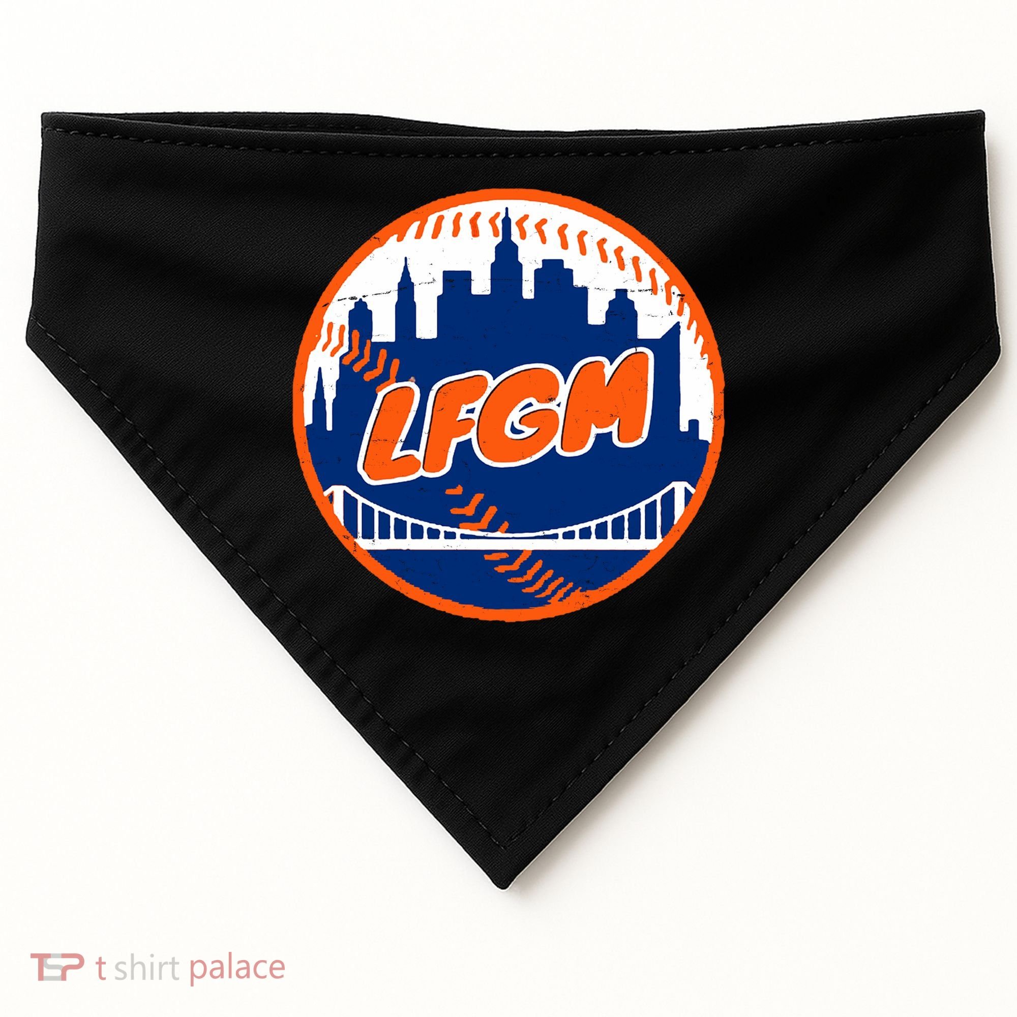 LFGM New York Baseball USA-Made Doggie Bandana