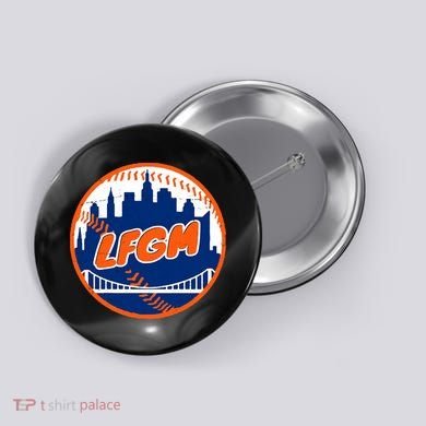LFGM New York Baseball Button