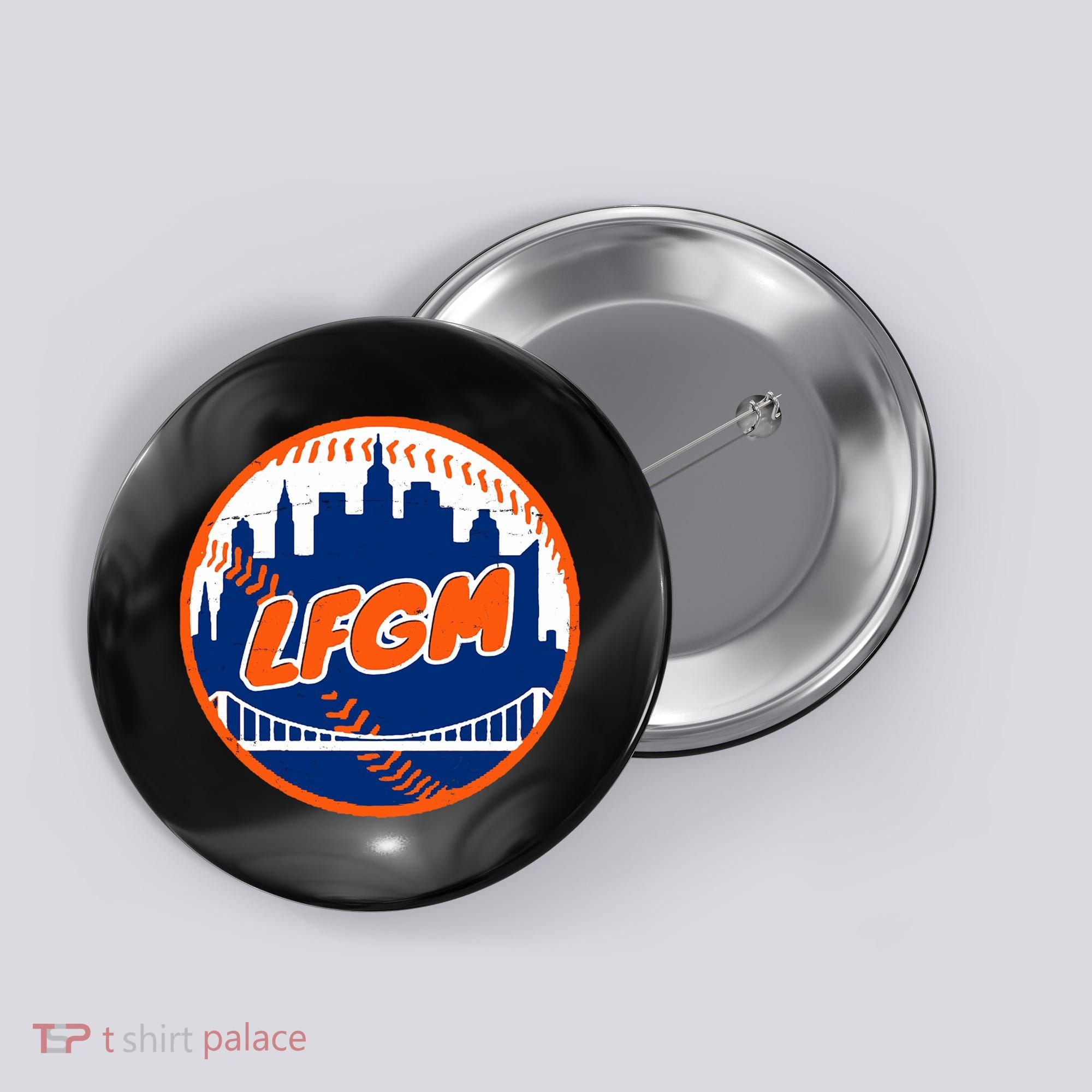 LFGM New York Baseball Button