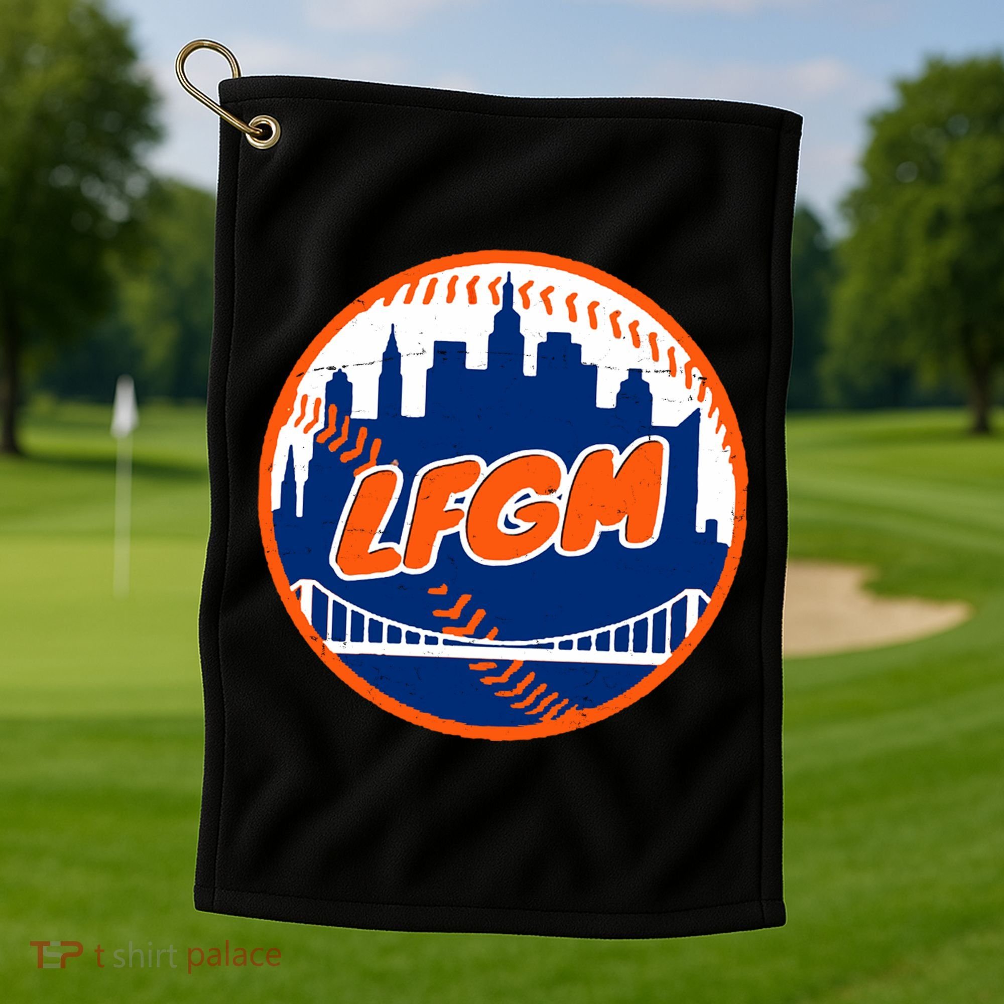 LFGM New York Baseball Golf Towel