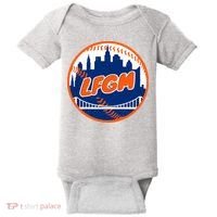 LFGM New York Baseball Baby Bodysuit thumb 0