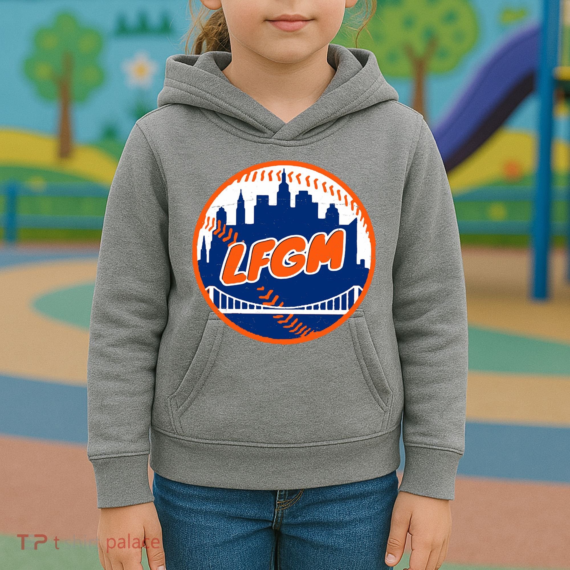LFGM New York Baseball Kids Hoodie