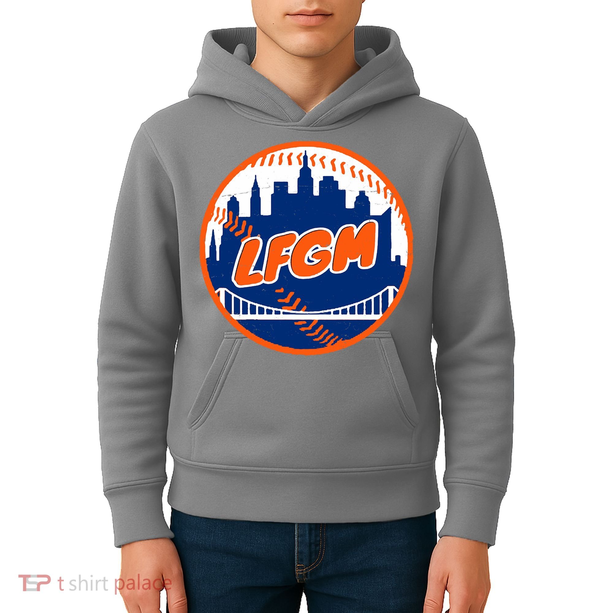 LFGM New York Baseball Kids Hoodie