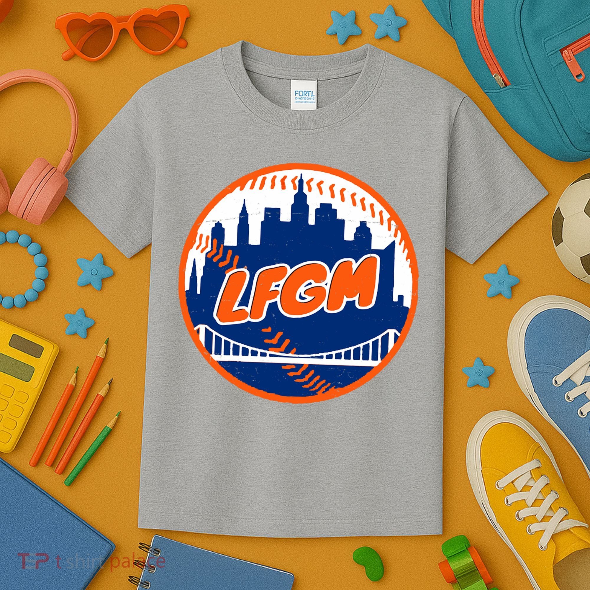 LFGM New York Baseball Kids T-Shirt