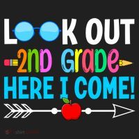 Look Out 2nd Grade Here I Come Back To School First Day Gift Women's Sweatshirt thumb 2