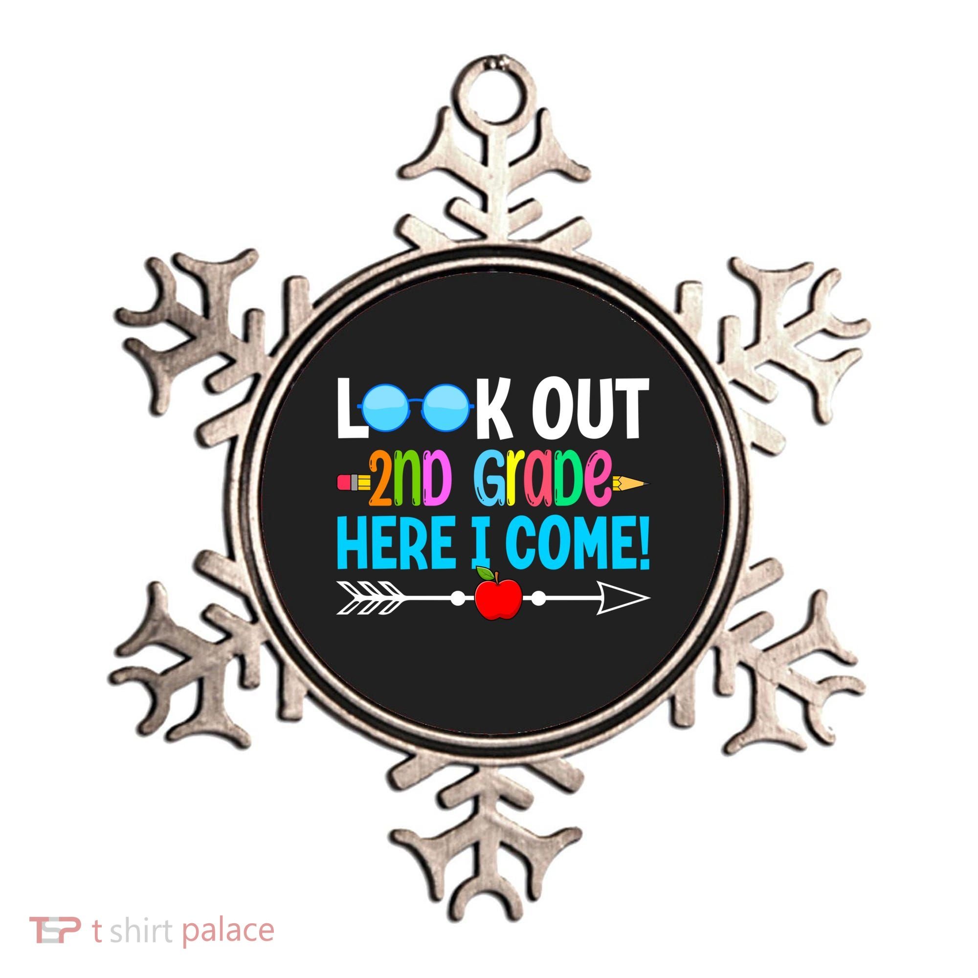 Look Out 2nd Grade Here I Come Back To School First Day Gift Ornament
