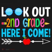 Look Out 2nd Grade Here I Come Back To School First Day Gift Ornament thumb 1