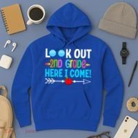 Look Out 2nd Grade Here I Come Back To School First Day Gift Hoodie thumb 3
