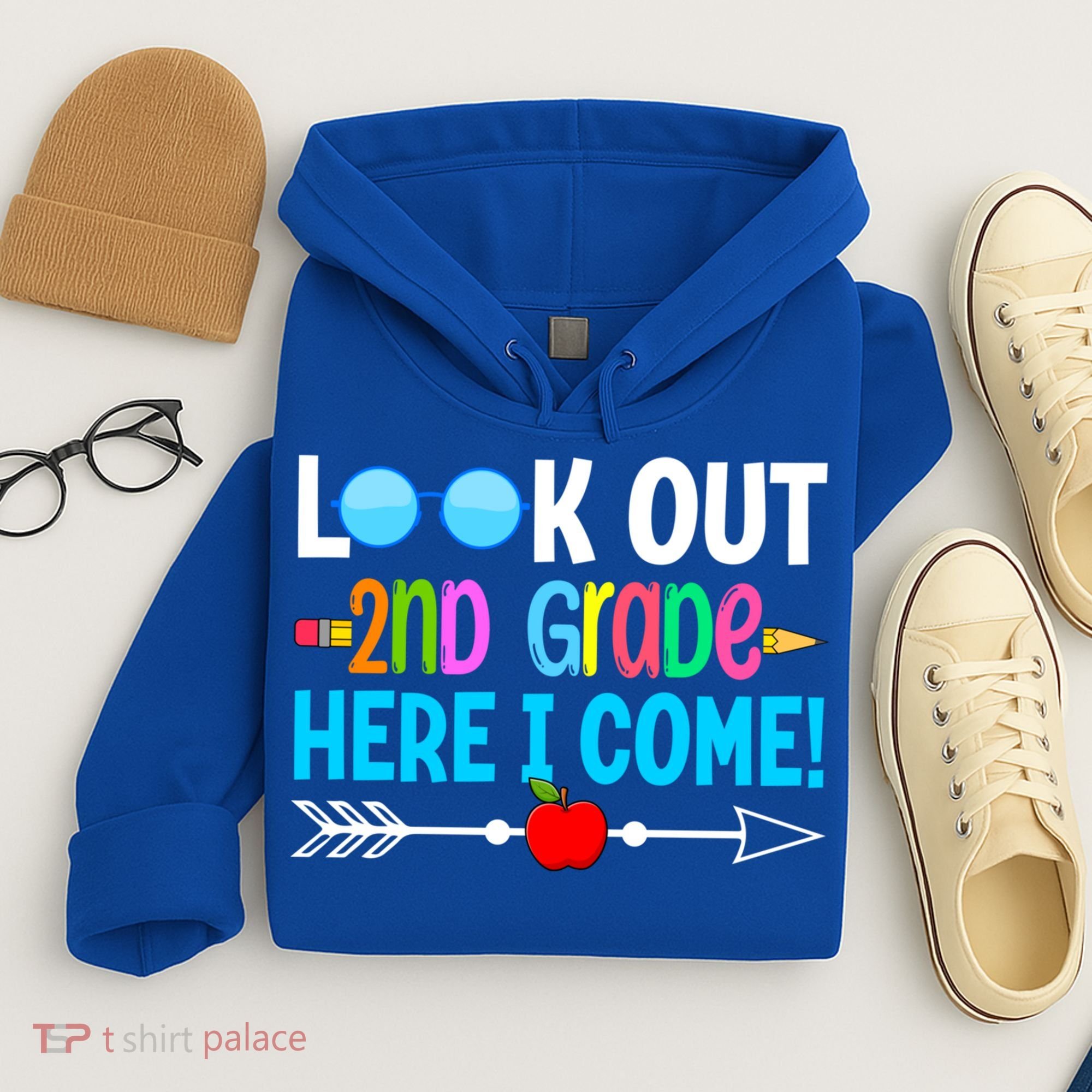 Look Out 2nd Grade Here I Come Back To School First Day Gift Hoodie