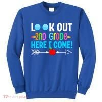 Look Out 2nd Grade Here I Come Back To School First Day Gift Sweatshirt thumb 0