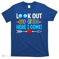 Look Out 2nd Grade Here I Come Back To School First Day Gift T-Shirt thumb 0