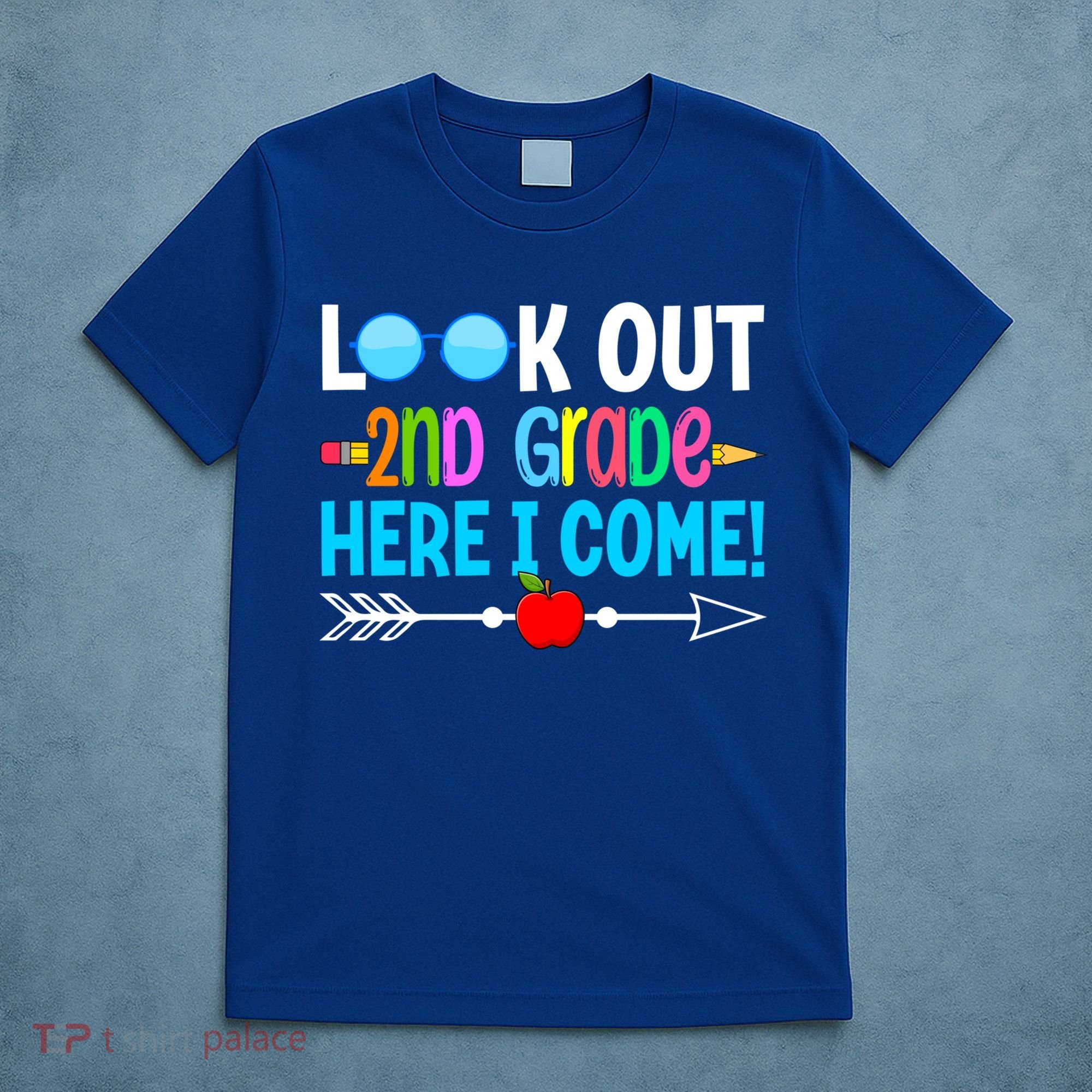 Look Out 2nd Grade Here I Come Back To School First Day Gift T-Shirt