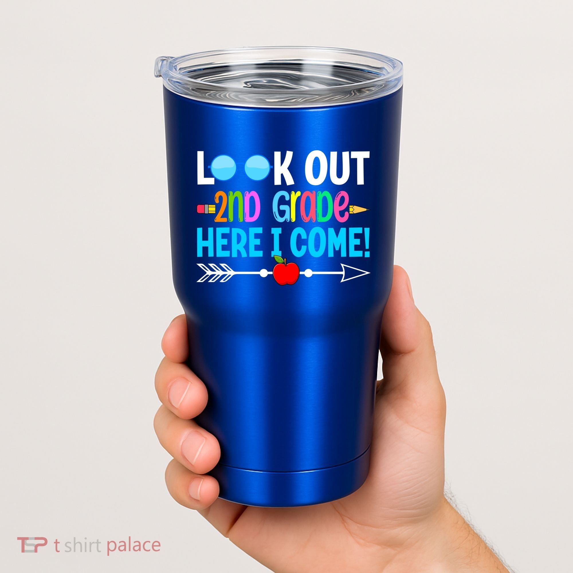 Look Out 2nd Grade Here I Come Back To School First Day Gift Tumbler
