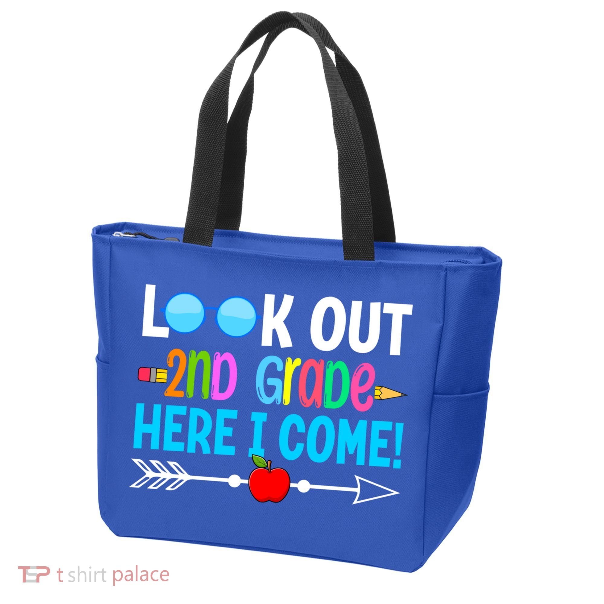 Look Out 2nd Grade Here I Come Back To School First Day Gift Tote Bag