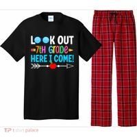 Look Out 7th Grade Here I Come Back To School First Day Gift Pajama Set thumb 0