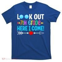 Look Out 7th Grade Here I Come Back To School First Day Gift T-Shirt thumb 0