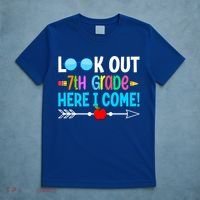 Look Out 7th Grade Here I Come Back To School First Day Gift T-Shirt thumb 5