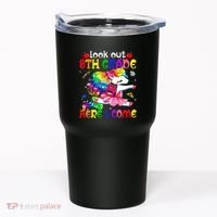 Look Out 8th Grade Here I Come Unicorn Back To School Tumbler thumb 0